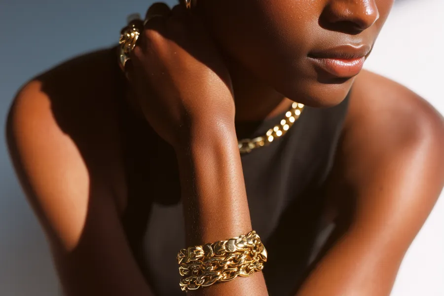 Fashionable Brass Cuff Bracelet